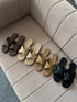 Criss Cross Slid-On Sandals